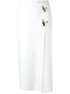Christopher Esber Dual-knot Resin Vent Skirt - White