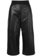 Neil Barrett Leather Culottes - Black