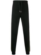 Les Hommes Urban Cotton Track Pants - Black