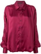 Y / Project Loose Fit Shirt - Pink & Purple