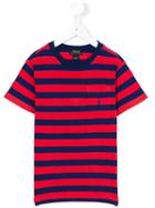 Ralph Lauren Kids - Striped Pocket T-shirt - Kids - Cotton - 10 Yrs, Blue