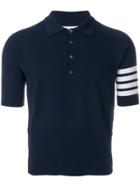 Thom Browne Eyewear Polo Shirt Sweater - Blue