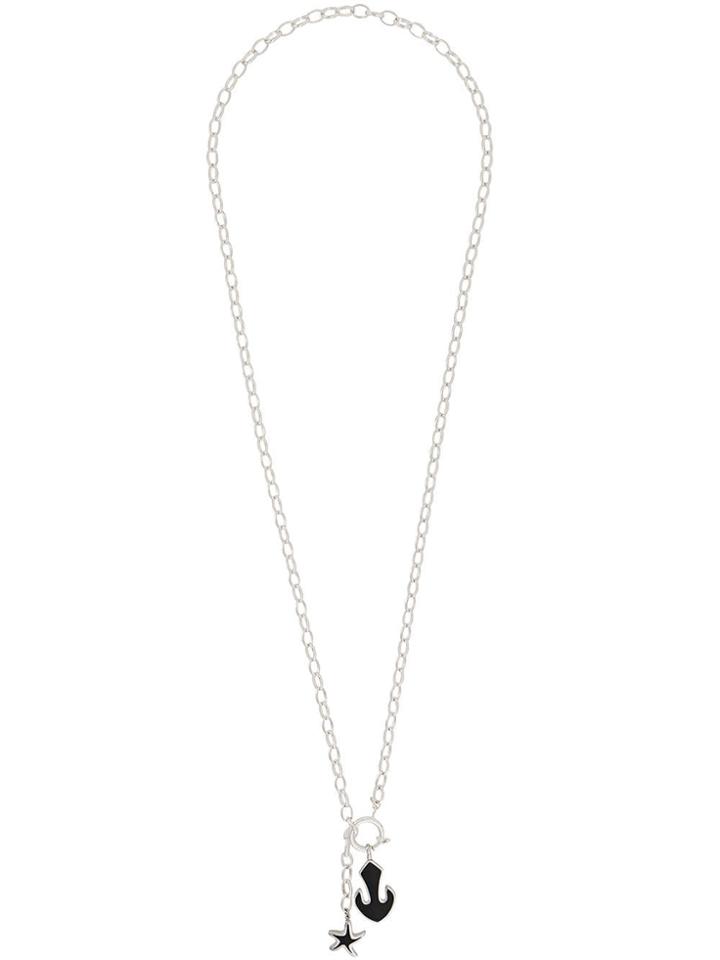 Gavello Arrow And Star Pendant Necklace - Metallic