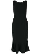 Dolce & Gabbana Fishtail Sleeveless Dress - Black