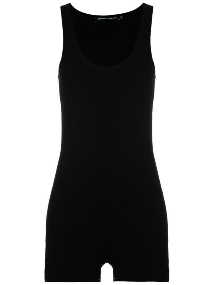 Reinaldo Lourenço Sleeveless Playsuit - Black