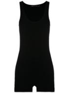 Reinaldo Lourenço Sleeveless Playsuit - Black