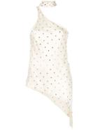 Haney Bowie Embellished Top - Neutrals