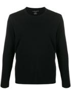 Majestic Filatures Long Sleeved Cotton T-shirt - Black