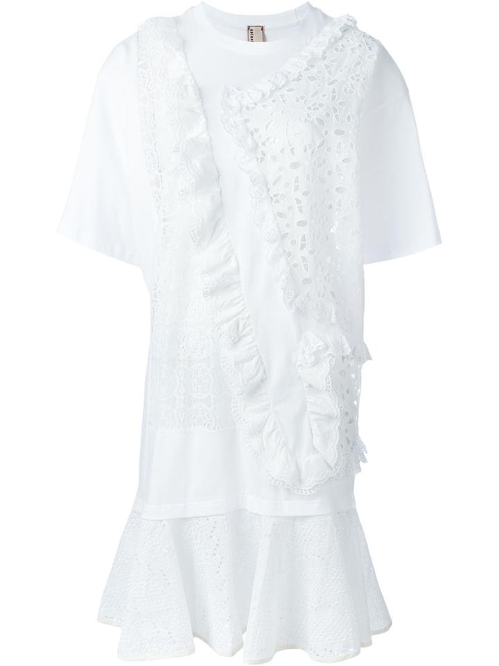 Antonio Marras Sangallo Lace Dress, Women's, Size: 2, White, Cotton