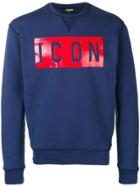 Dsquared2 Icon Jersey Sweater - Blue