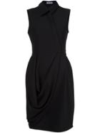 Jw Anderson Draped Skirt Dress - Black