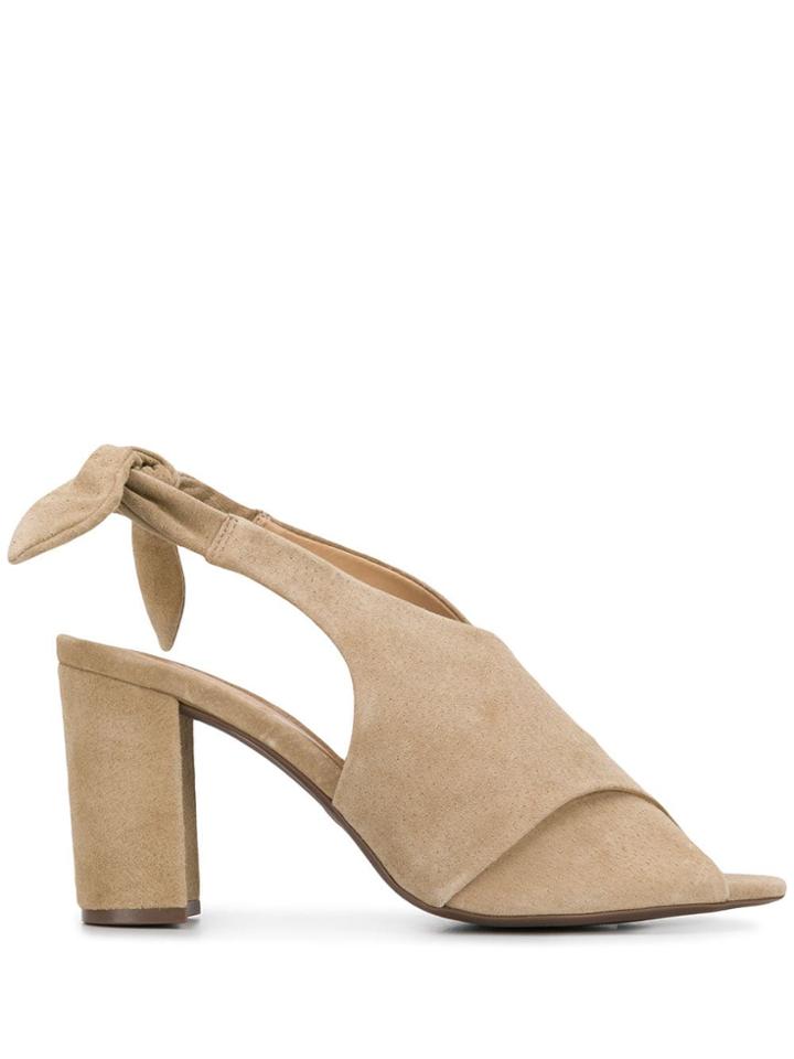 Schutz Tie Back Sandal - Neutrals