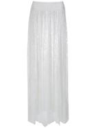 Andrea Bogosian Lace Maxi Skirt - White
