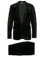 Comme Des Garçons Vintage Velvet Suit Blazer - Black