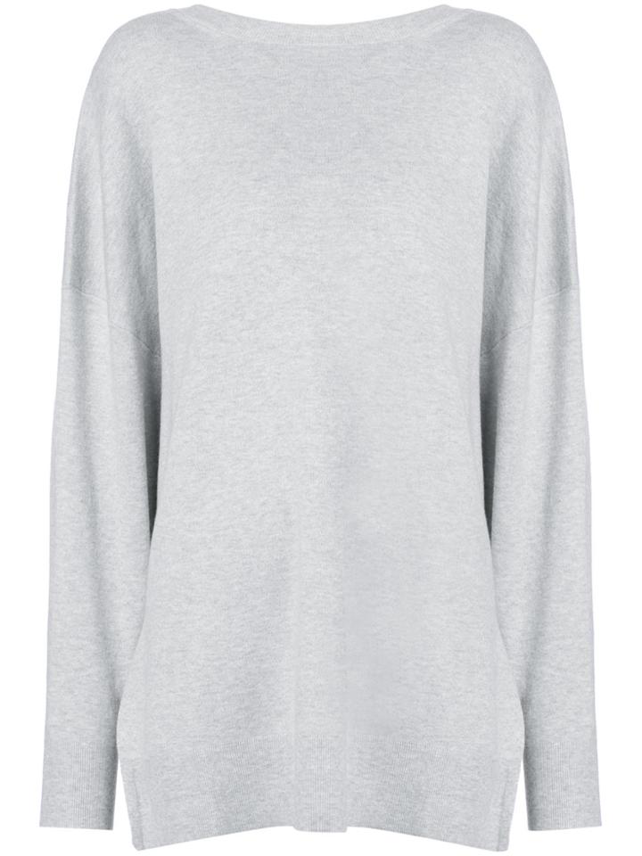 Iro Deep V Back Sweater - Grey