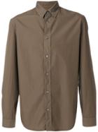 Maison Margiela - Classic Long Sleeve Shirt - Men - Cotton - 41, Green, Cotton