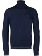 Moschino Contrast-trim Jumper - Blue