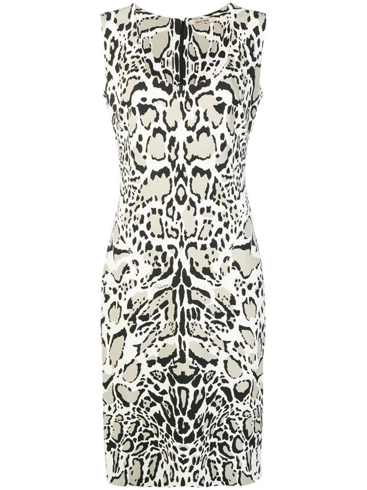 Roberto Cavalli Leopard Print Dress - Neutrals