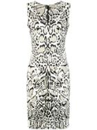 Roberto Cavalli Leopard Print Dress - Neutrals
