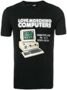 Love Moschino Computer Print T-shirt - Black
