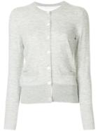 Onefifteen Lace Panel Buttoned Cardigan - Grey