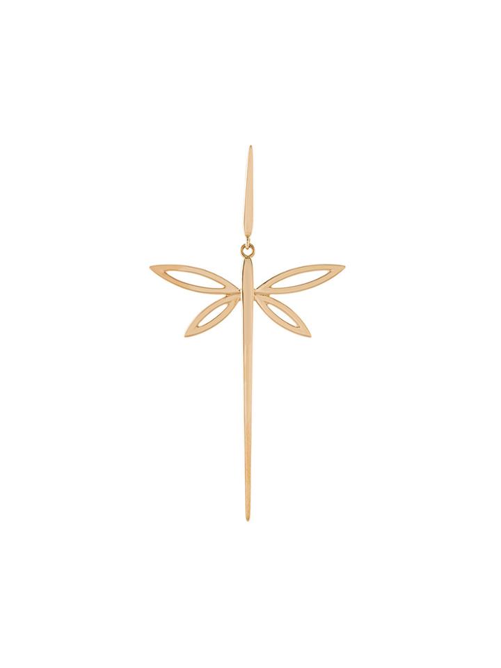 Anapsara Dragonfly Earring - Yellow & Orange