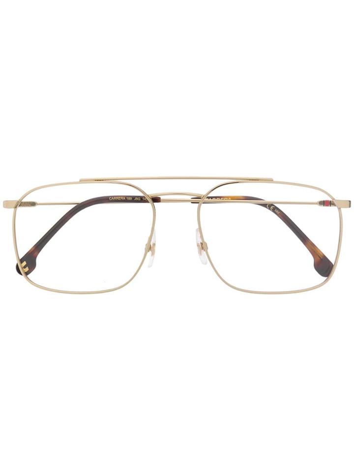 Carrera Aviator Frame Glasses - Gold