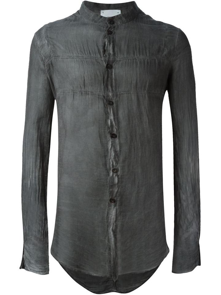 Lost & Found Rooms Creased Sheer Shirt