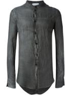 Lost & Found Rooms Creased Sheer Shirt