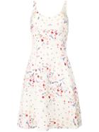 Ermanno Scervino Floral Print Summer Dress - Neutrals