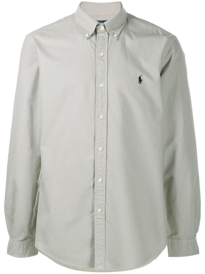 Polo Ralph Lauren Embroidered Logo Shirt - Grey