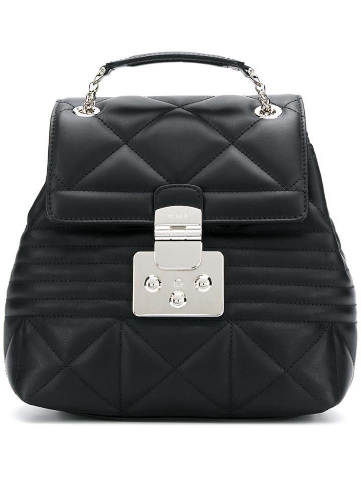Furla Mini Functional Backpack - Black