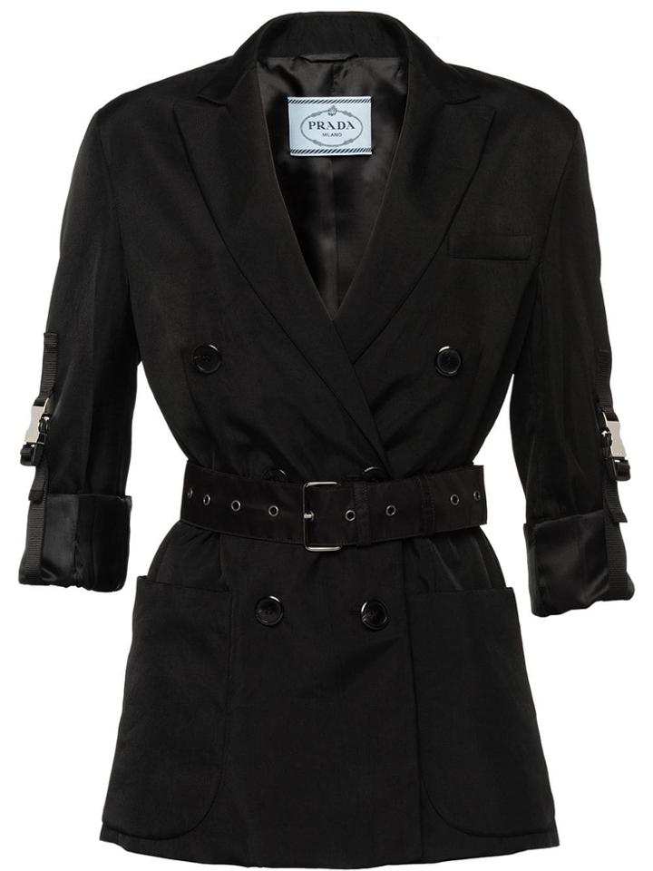 Prada Technical Twill Jacket - Black