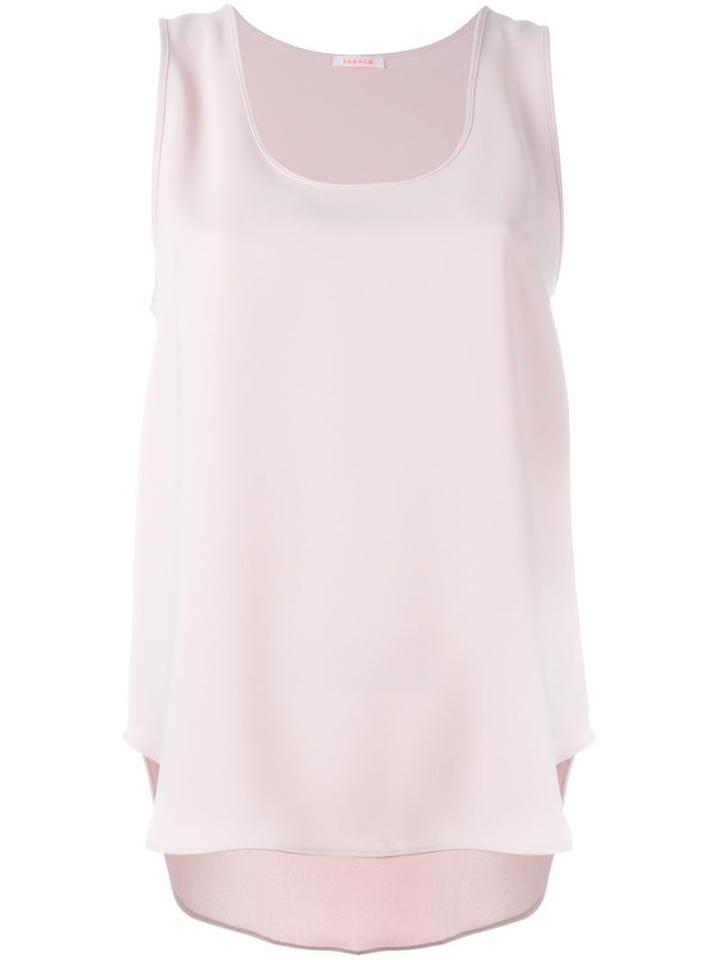 P.a.r.o.s.h. High-low Hem Tank Top, Women's, Size: Small, Pink/purple, Polyester