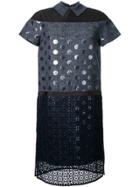 Kolor Patch Detail Shift Dress - Multicolour