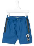 John Galliano Kids - Drawstring Shorts - Kids - Cotton - 4 Yrs, Blue