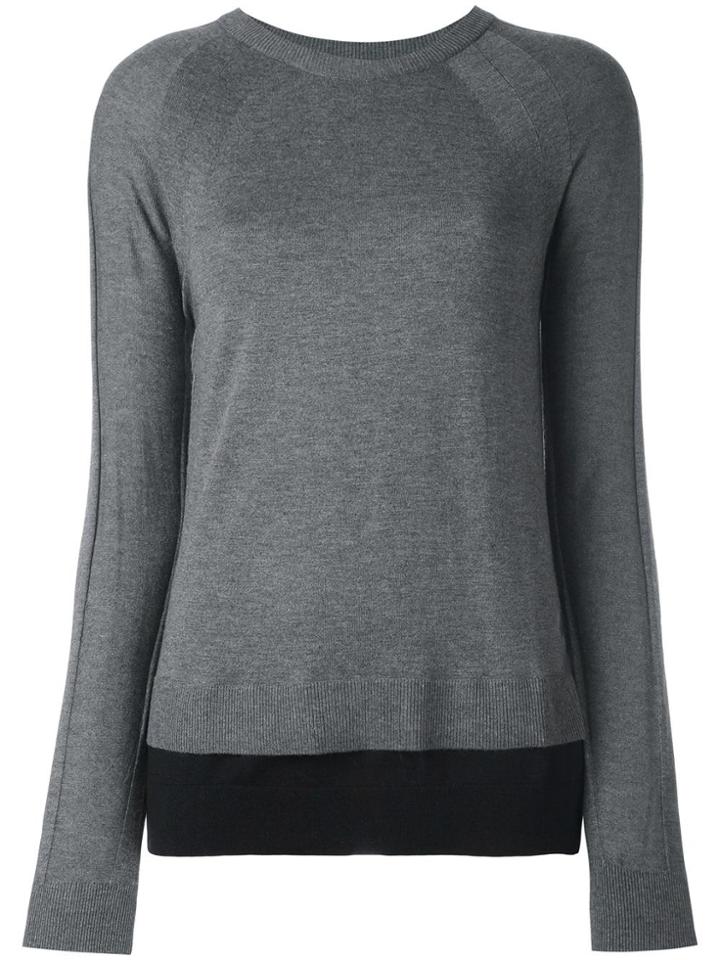 Michael Michael Kors Contrast Waist Jumper - Grey