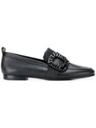 Kennel & Schmenger Embellished Buckle Loafers - Black