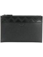 Prada Triangle Detail Pouch - Black