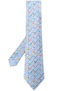 Hermès Pre-owned 2000's Print Tie - Blue