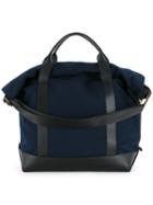 Sacai Roll Top Tote Bag, Women's, Blue, Canvas