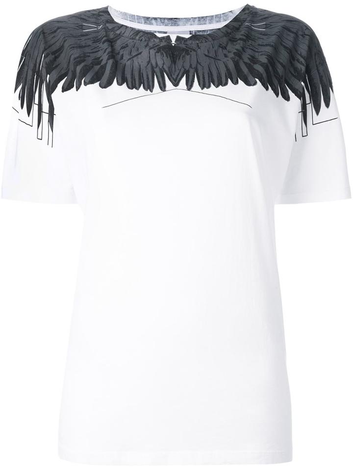Marcelo Burlon County Of Milan 'paloma' T-shirt, Women's, Size: Medium, White, Cotton