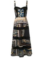 Martha Medeiros Dolce Vitta Midi Dress - Multicolour