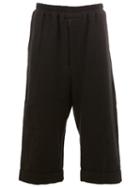 By Walid Cropped Trousers, Men's, Size: Medium, Black, Linen/flax