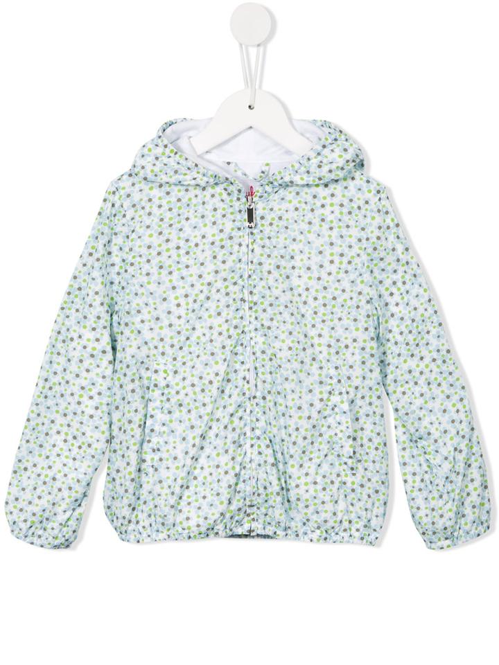 Il Gufo Polka Dot Jacket, Girl's, Size: 10 Yrs, Blue