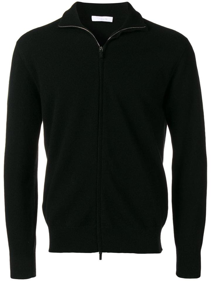 Cruciani Cashmere High Neck Sweater - Black