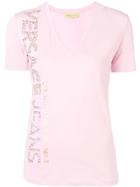 Versace Jeans Studded T-shirt - Pink