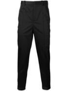 Neil Barrett Tapered Tailored Trousers - Black