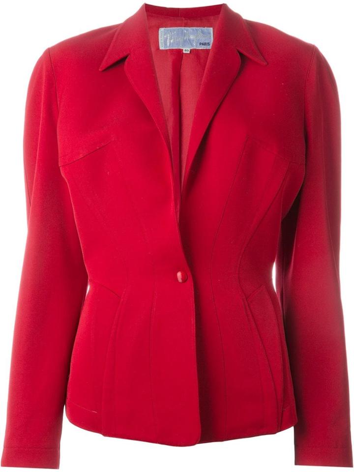 Thierry Mugler Pre-owned Structured Shoulder Blazer