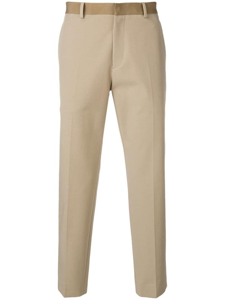 Theory Tapered Chino Trousers - Brown